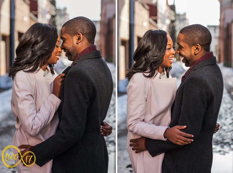 Hoboken New Jersey engagement photoshoot 