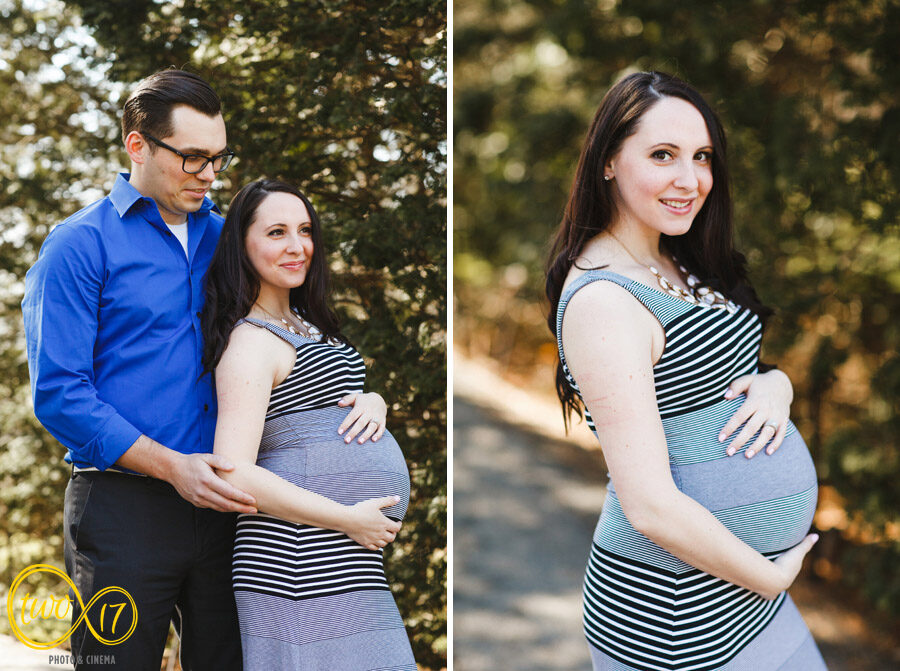 Maternity photo session at Longwood Gardens in Kennett Square 
