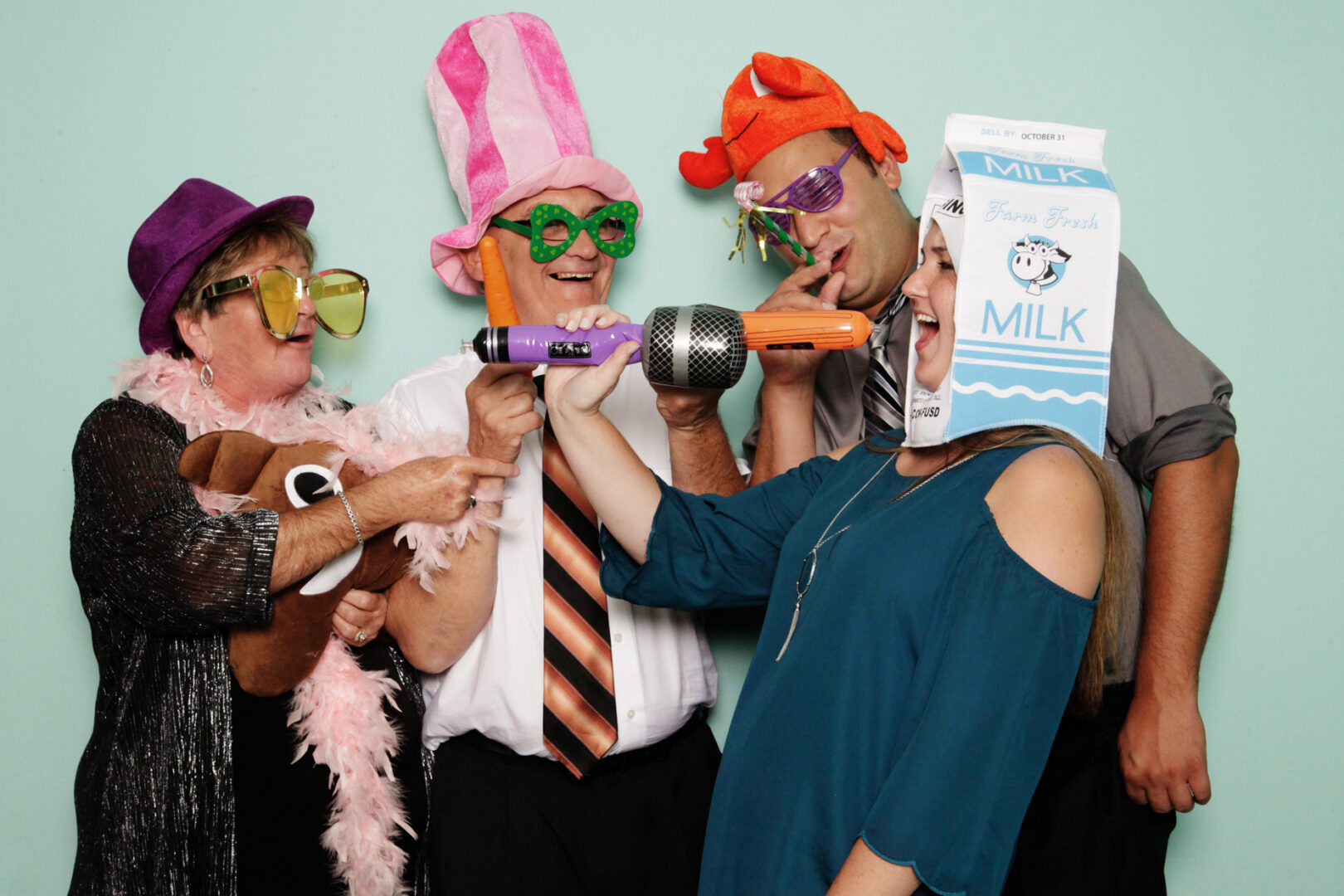 funny wedding photo booth photo from Cape May wedding