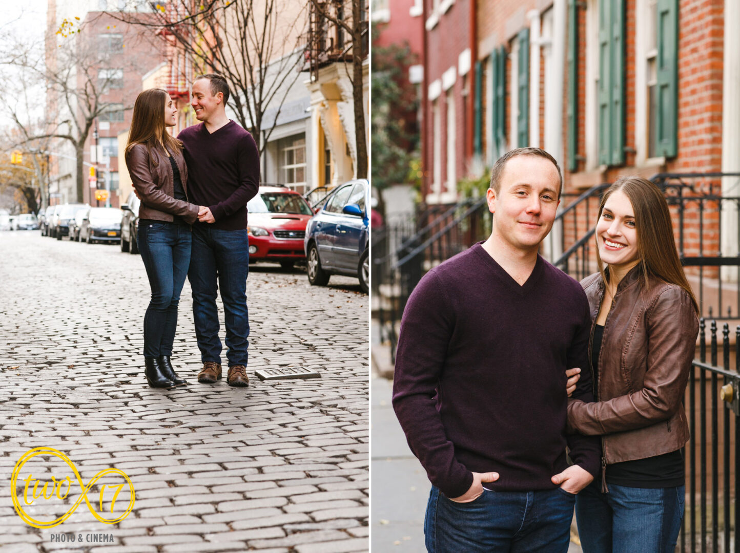 fall engagement photoshoot in New York City. 