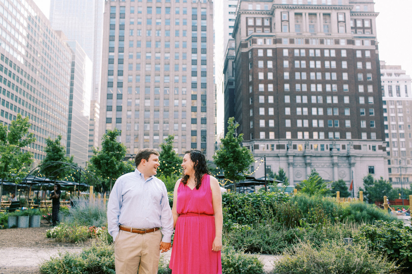 Center City Philadelphia Engagement Session Photography