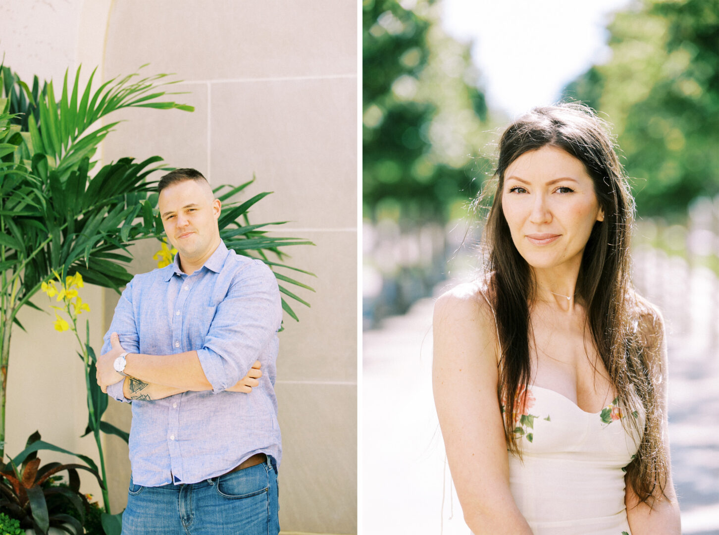 Longwood Gardens Engagement Photos