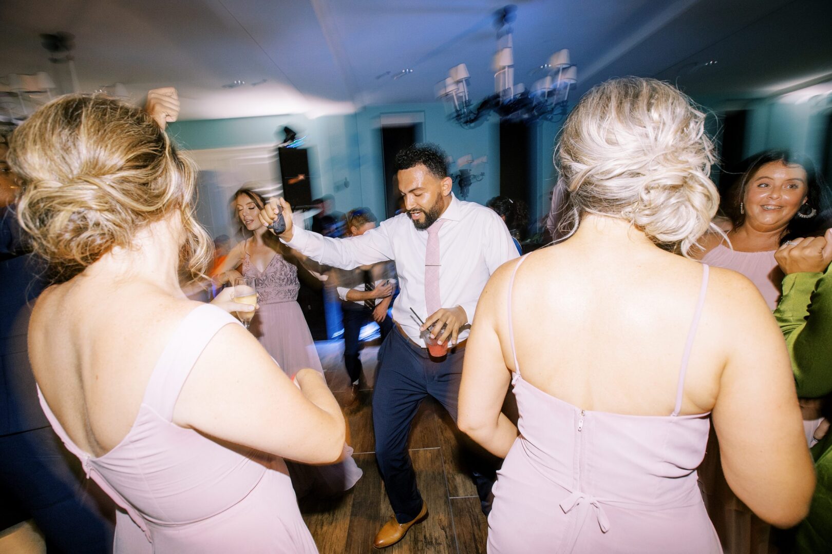 Dance moves in the ballroom at Congress Hall.